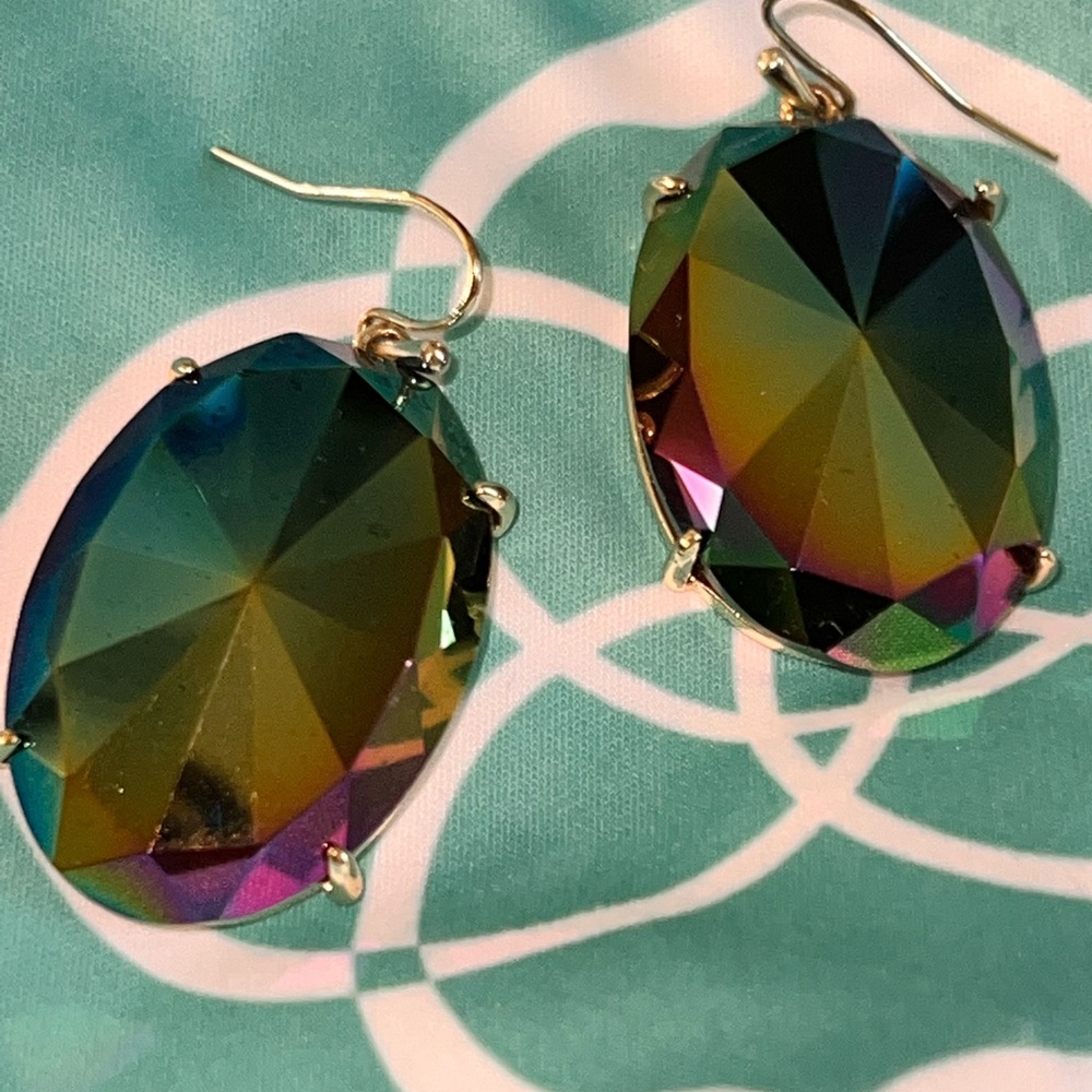 Kendra Scott vintage retired iridescent drop earrings